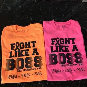 🌟4 for $10 SALE🌟 Cancer awareness tees set of 2